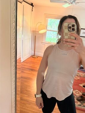 NOBULL Pale Pink Racerback Training Tank